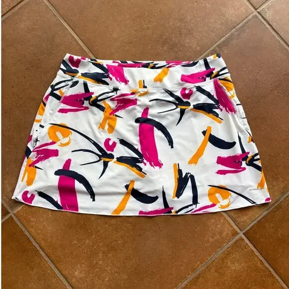 Annika Abstract Print Athletic - Golf Skort with UPF Sun Protection size XL - Picture 8 of 8